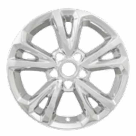 Coast2Coast 17", 5 V Spoke, Chrome Plated, Plastic, Set Of 4, Not Compatible With Steel Wheels IWCIMP384X